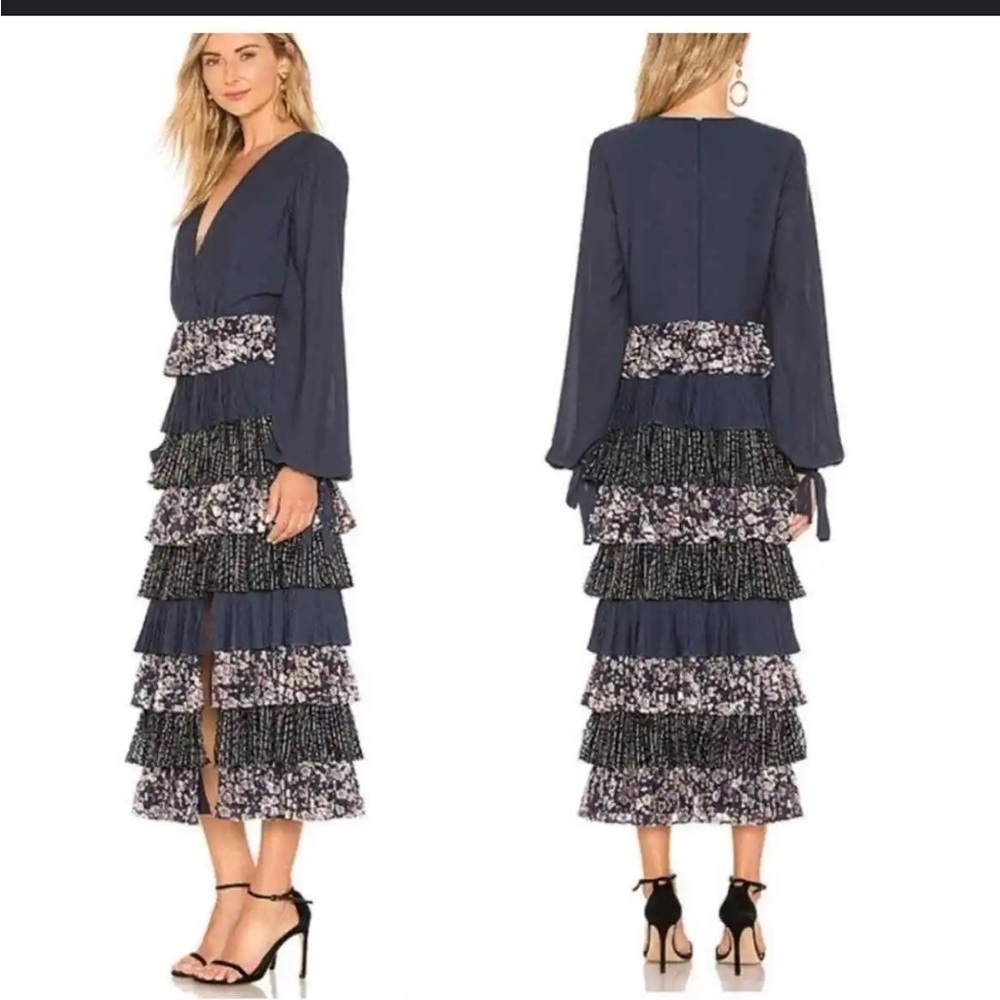 Chrissy Teigen X REVOLVE Luna Midi Dress Size XS